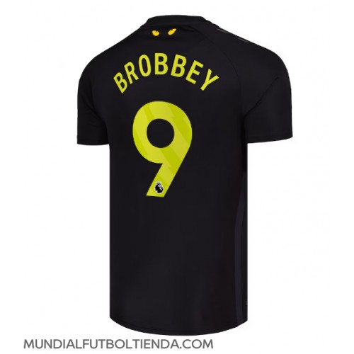 Camiseta Sunderland Brian Brobbey #9 Segunda Equipación Replica 2025-26 mangas cortas